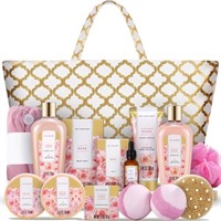 Spa Luxetique Rose Bath Gift Set, Home Spa Gifts K
