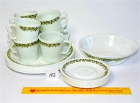 Assortment of Pyrex and Corelle Spring Blossom