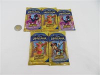5 pack de cartes Disney Lorcana