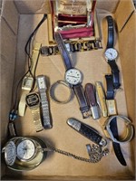 Wrist Watches & Pocket Knives Lot Collection