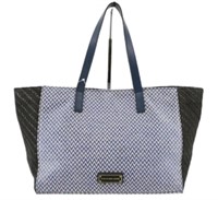 Marc Jacobs Blue & Black Patterned Tote