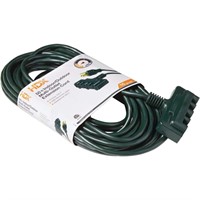 50 ft. 16/3 Tri-Tap Landscape Ext. Cord  Green