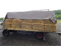 80 Square bales of hay/alfalfa; second crop; no ra