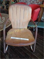 Vintage Metal Patio Chair 2