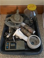 Stud Finder, Fishing Reel, Assorted Items