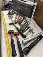 crescent, wrench lot, Proto, hammers, and more