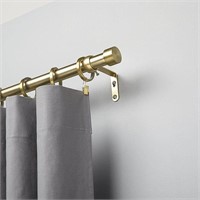 Umbra Cappa, ¾"Curtain Rod  66-120'' Brass