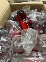 (1) Case Drinkware Red, Dish 48 PCS