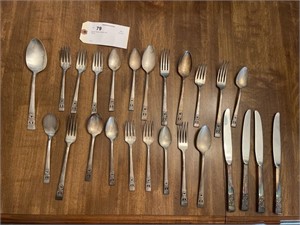 Silver Plated Utensils Set