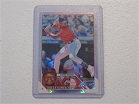 2023 TOPPS CHROME OSCAR GONZALEZ RC PRISM