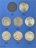 8 - 1922/1927-S Peace dollars
