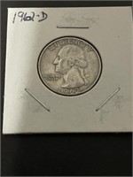 1962 D WASHINGTON QUARTER