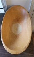 Large Oval Wood dough bowl