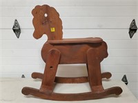 Wood Rocking Horse without Handle