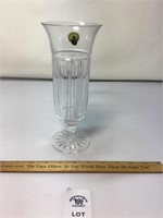 WATERFORD CRYSTAL VASE 9 inches tall
