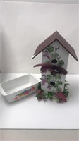 Wooden birdhouse w Tuscan print
Christmas loaf