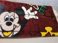 Mickey Mouse Single Size Soft Blanket