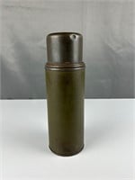 Vintage Army Green Thermos