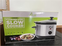 Eco+ Chef 4 qt. Stainless Steel Slow Cooker