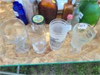 misc glassware lot