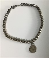 Tiffany & Co. beaded 925 stamped bracelet