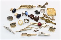 Assortment of Men's Tie Clasps, Cuff Links & More!