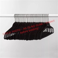 Brightroom non-slip velvet hangers, 30pk