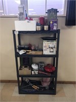 Shelf Of Assorted Kitchen Countertop Appliances, S