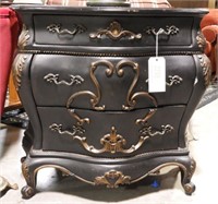 Lot #2249 - Three drawer designer Bombay chest