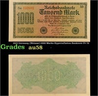 1922 Germany (Weimar) 1000 Marks Hyperinflation Ba