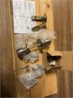 Brand new Front door door knob with hardware and