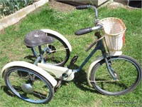 Excellent Metal 1940's Tricycle "Tri-Ang"