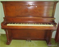 Heintsman & Company Upright Walnut Piano