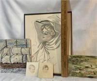 Prints and original drawings/paintings