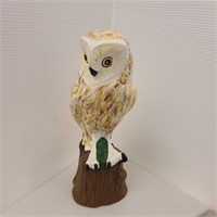 Vintage Snowy Owl Ceramic Figure.