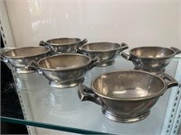Circa 1920's Open Sugar Bowls from the King Edward