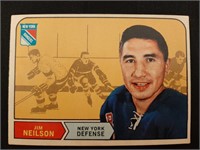 1968-69 Topps NHL Rangers Jim Neilson Card