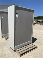 Metal Cabinet with Drawer and Shelves