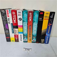(10) Pre-Recorded VHS Tapes