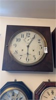 Vintage Seth Thomas Square Wall Clock