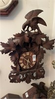 Wooden Eagle Cuckoo Clock