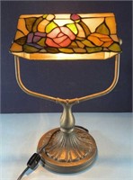16" replica Tiffany style lawyers lamp working