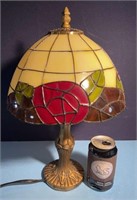 16" replica Tiffany style lamp working not glass