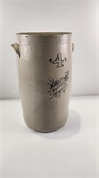 Vtg Monmouth #4 Pottery Butter Churn 16" tall, no