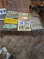 '70s Illinois license plates