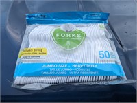 $5 Heavy Duty 50 Pk Assorted FORKS ONLY $2.00