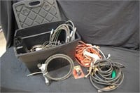 Tote W/ Various Extension Cords