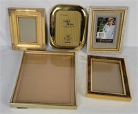 Assorted Picture Frames, 5 X 7 Etc.