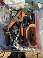 Roundup of Tools and Supplies in wire box