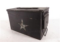 Metal Ammo Can with Star